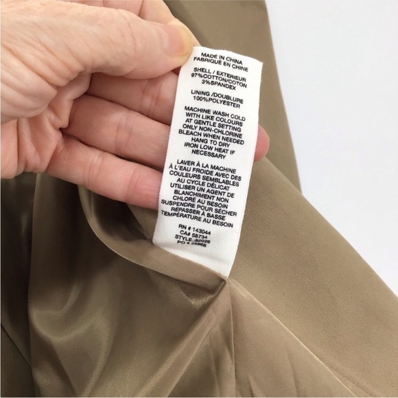 GUC. Avec Les Filles Double Breasted Trench Jacket. Classi. Chic. Puffed Sleeve - Picture 11 of 11